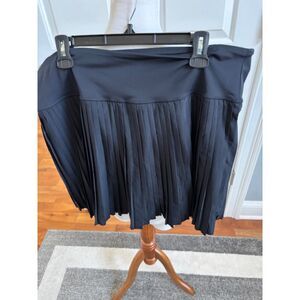 NWT GAP FIT FUN BLACK PLEATED MINI SKORT W/ SHORTS  PERFECT FOR TENNIS SIZE XXL